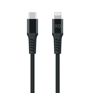 Cotton braided Lightning to USB-C 3.0-Black
