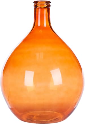 Vase en verre 48 cm brun doré CHATNI