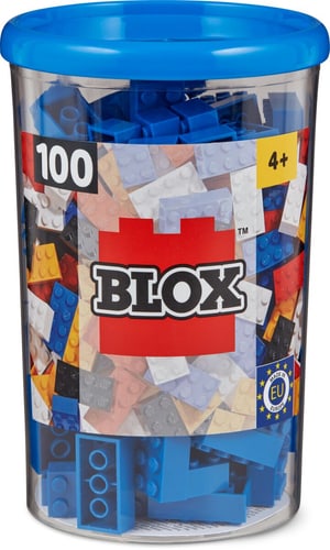 BLOX BOX 100 BLUE 8PIN BRICKS
