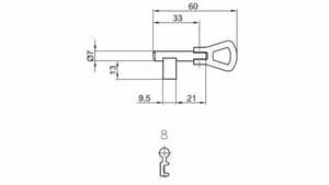 Klappringschlüssel 7251