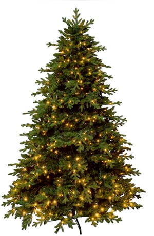 Albero di Natale a LED 2,5 m H: 250 cm, verde, plastica, 680 LED