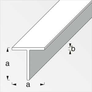 T-Profilé carré 1.5 x 11.5 mm brut 1 m