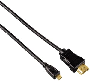 High Speed HDMI-Kabel, St. Typ A - St. Typ D (Micro), Ethernet, 0,5 m