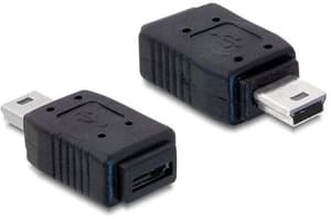 Adaptateur USB 2.0 USB-MiniB mâle - USB-MicroB femelle