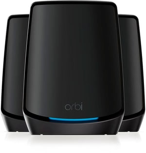Orbi Tri-Band WiFi 6 Mesh System RBK863SB-100EUS Lot de 3