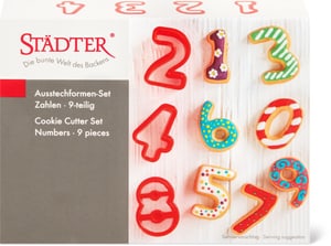 Ausstecher Zahlen