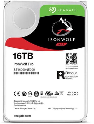 IronWolf Pro SATA 3.5" 16 TB