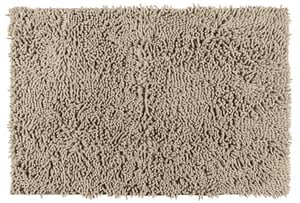 Badteppich Chenille sand, 100% Polyester