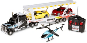 RC Set avec camion, helicoptère et voiture