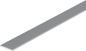 Barra piatta 2 x 20 mm allu argento 1 m