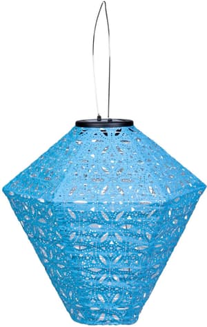Lampion LED Solaire Diamant, Bleu