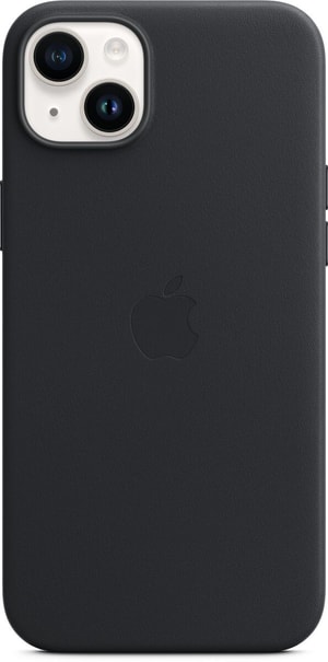 iPhone 14 Plus Leather Case with MagSafe - Midnight