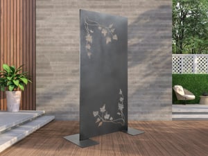 Paravent «Hedera», 200 x 100 cm, anthracite