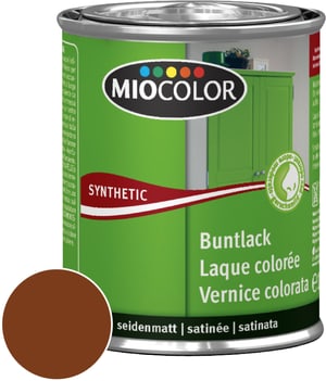 Synthetic Buntlack seidenmatt Nussbraun 375 ml