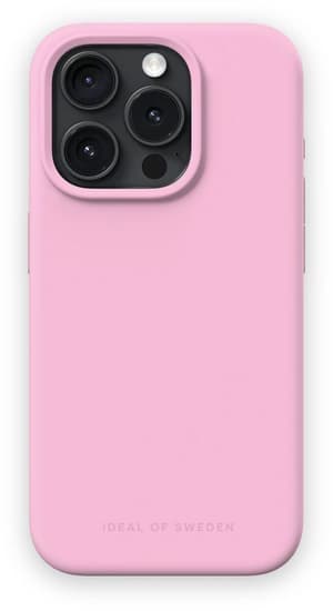 Coque arrière Silicone iPhone 15 Pro Bubblegum Pink