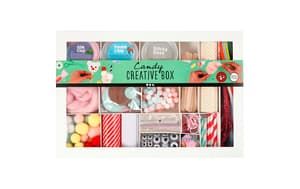 Kit artigianale scatola creativa Candy 16 pezzi