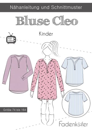 Papierschnittmuster Bluse Cleo