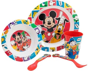 Mickey Mouse - Set de vaisselle 5 pièces