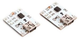 Lademodul für 1S Lithium Akkus USB, 2 Stück