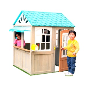 Maisonnette de jeu pliable bleu