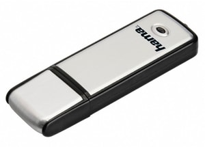 Fancy USB 2.0, 128 GB, 15 MB/s, Schwarz/Silber