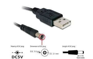 Câble d'alimentation USB 2.0 USB A - Spécial 1 m