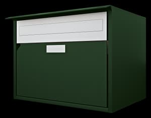Briefkasten Alu400 dunkelgrün