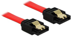 SATA3-Kabel 6 Gb/s rot, Clip, 1 m