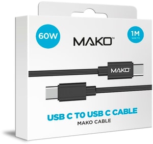 USB-C 2.0 beidseitig, 1.0m 60W, Schwarz