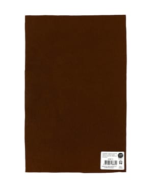 Qualité feutre brun, 20x30cm x 1mm