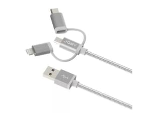 USB 2.0-Kabel USB A - Lightning/Micro-USB A/USB C 1.2 m