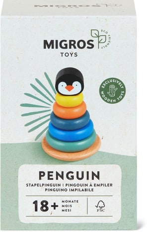 Migros Toys Stapel-Pinguin