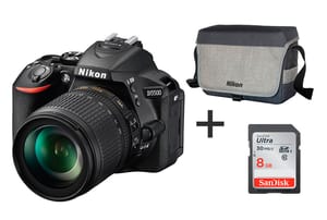 D5500 18-105mm Spiegelreflexkamera Set (inkl. Tasche + Speicherkarte)