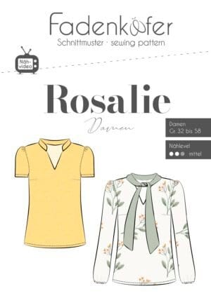 Papierschnittmuster Schluppenbluse Rosalie