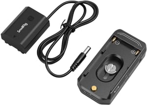 Batterie d'appareil photo numérique NP-F, Adaptateur de batterie Kit de plaque de montage