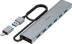 7 Ports, USB 3.2 Gen1, 5 Gbit / s