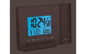 Réveil-projecteur avec affichage de la température