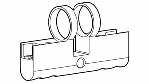 Scatola cilindri doppi PZ/Euro KABA Modular tipo 2115-1