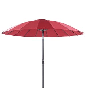 Parasol de jardín  2.55 m rouge foncé BAIA