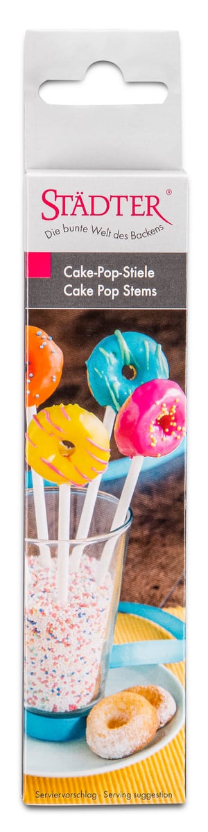 Bâtonnets de cake pop 10 cm, 50 pièces.