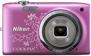 Nikon Coolpix S3600 pink lineart