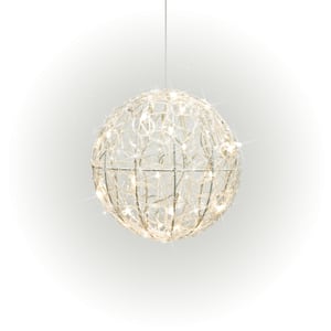 Sphère lumineuse LED en acrylique