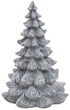 Weihnachtsbaum Silber, 18x25x18cm