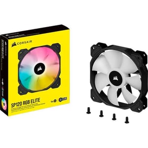 SP120 RGB ELITE, 120mm RGB LED Fan with AirGuide
