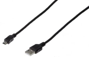 USB Anschlusskabel 2.0 Type A/Mini B 1,8 m