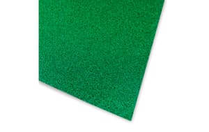 Cartoncino glitterato A4, 300 g/m², 10 fogli, verde scuro