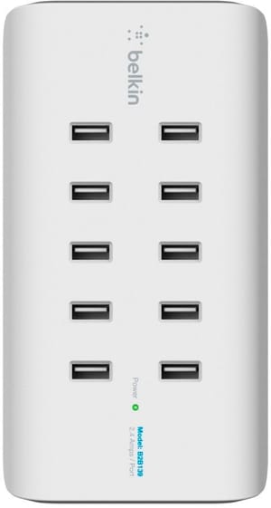 USB-Wandladegerät 10-Port USB Ladestation