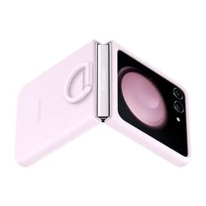 Galaxy Z Flip5 Silicone Case with Ring Lavender