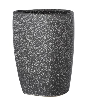 Bicchiere portaspazzolini Pion in ceramica grigio