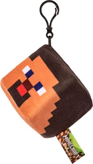 Minecraft : Peluche à clipser Tête de Steve [10 cm]